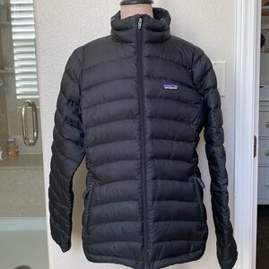Black Patagonia Down Puffer jacket.